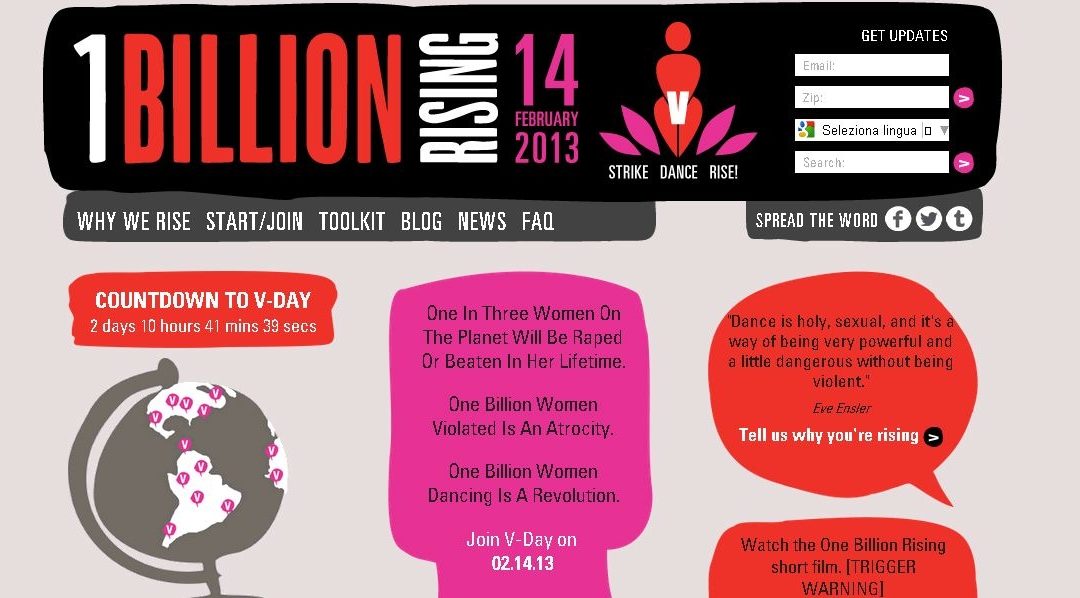 In piazza contro la violenza sulle donne 
“One billion rising” anche a Potenza