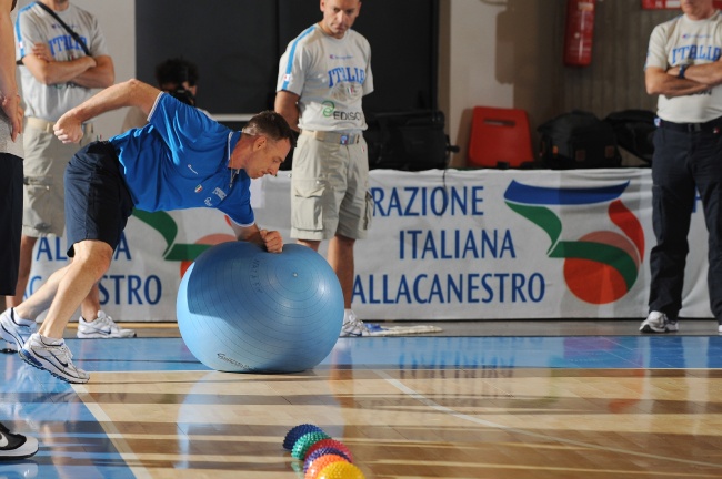 Clinic con Francesco Cuzzolin
primo preparatore europeo nell'Nba