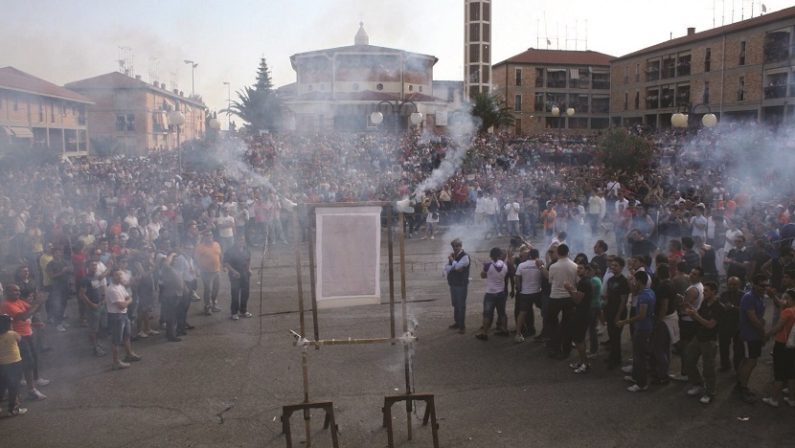Festa della Bruna,
fuochi ridotti in mattinata