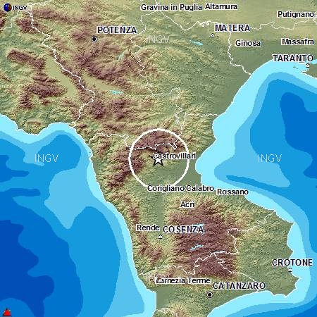 L'area del Pollino trema ancora
Nuova scossa nel castrovillarese