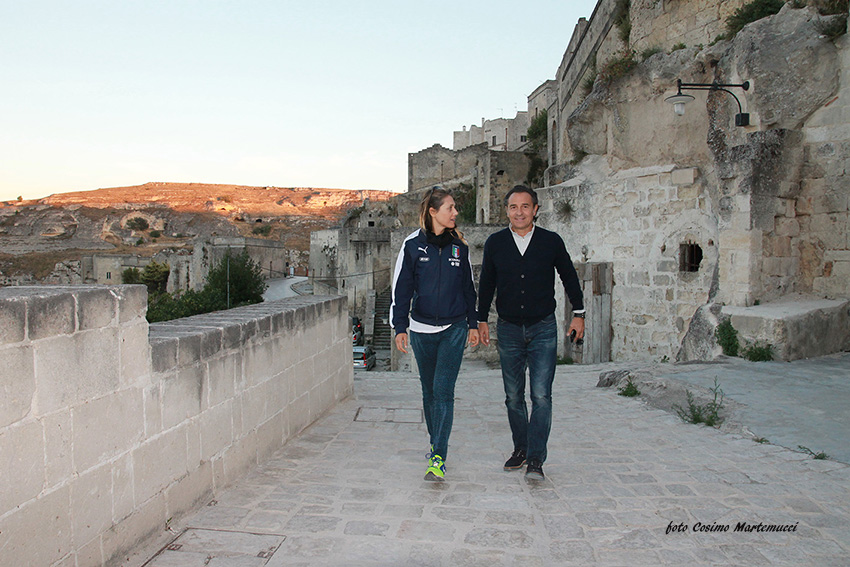 Il CT azzurro a zonzo tra i Sassi
Una giornata lucana per il mister