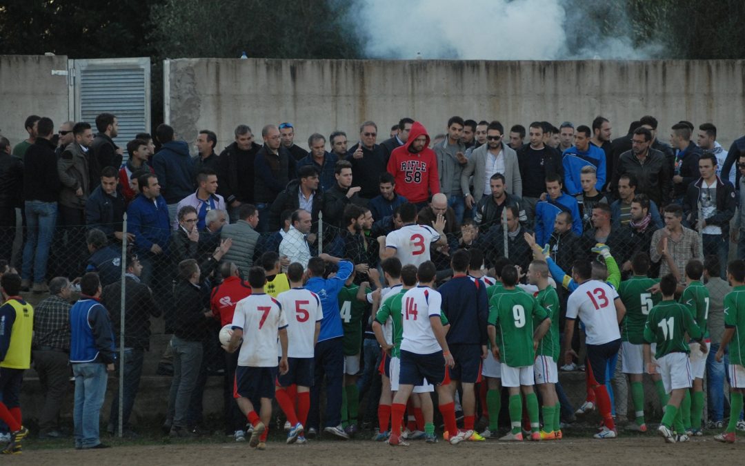 La tensione durante l’incontro Filogaso-Soriano