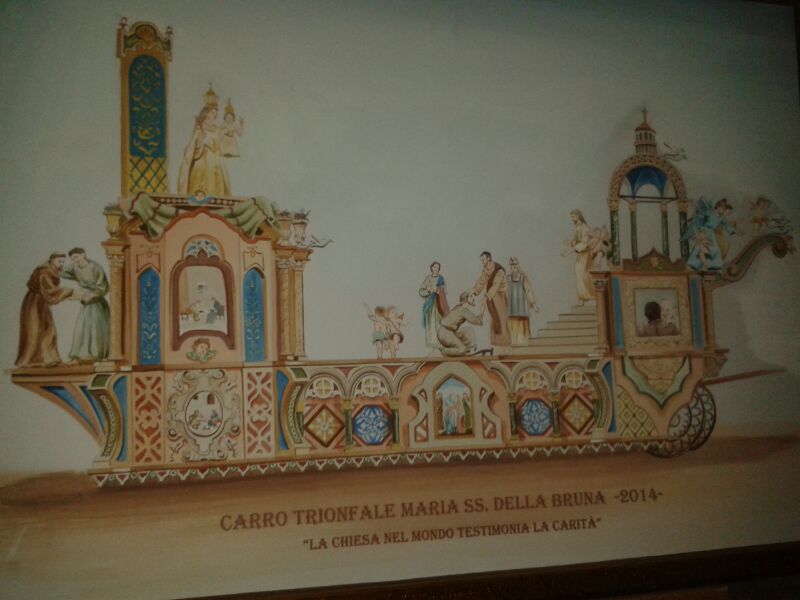 Scoperto il bozzetto
del Carro della Bruna 2014