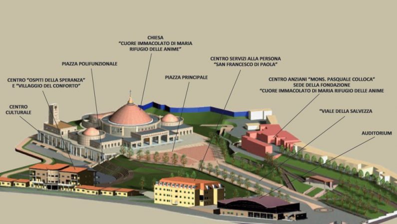 Le immagini della grande chiesa sognata da Natuzza