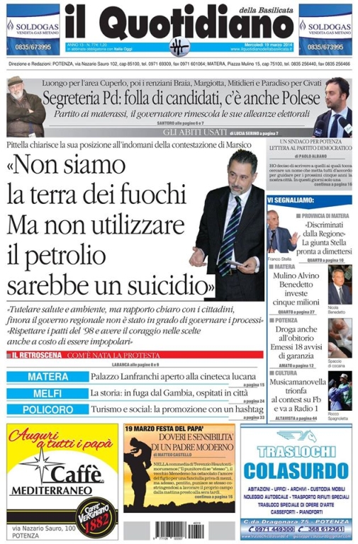 Un anno di Basilicata in prima
Le notizie e le storie degli ultimi 12 mesi