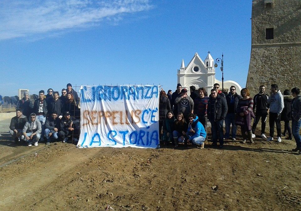 No ai lavori a Capocolonna: un presidio
a difesa della cultura e del patrimonio storico