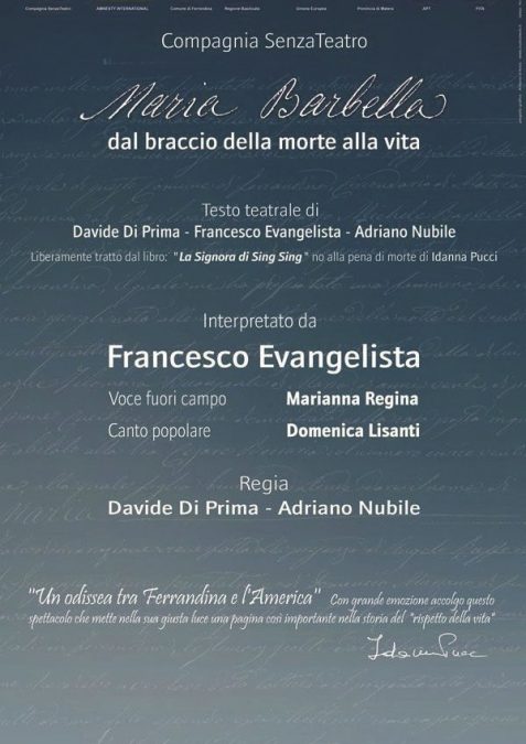 Maria Barbella
Dal braccio della morte alla vita