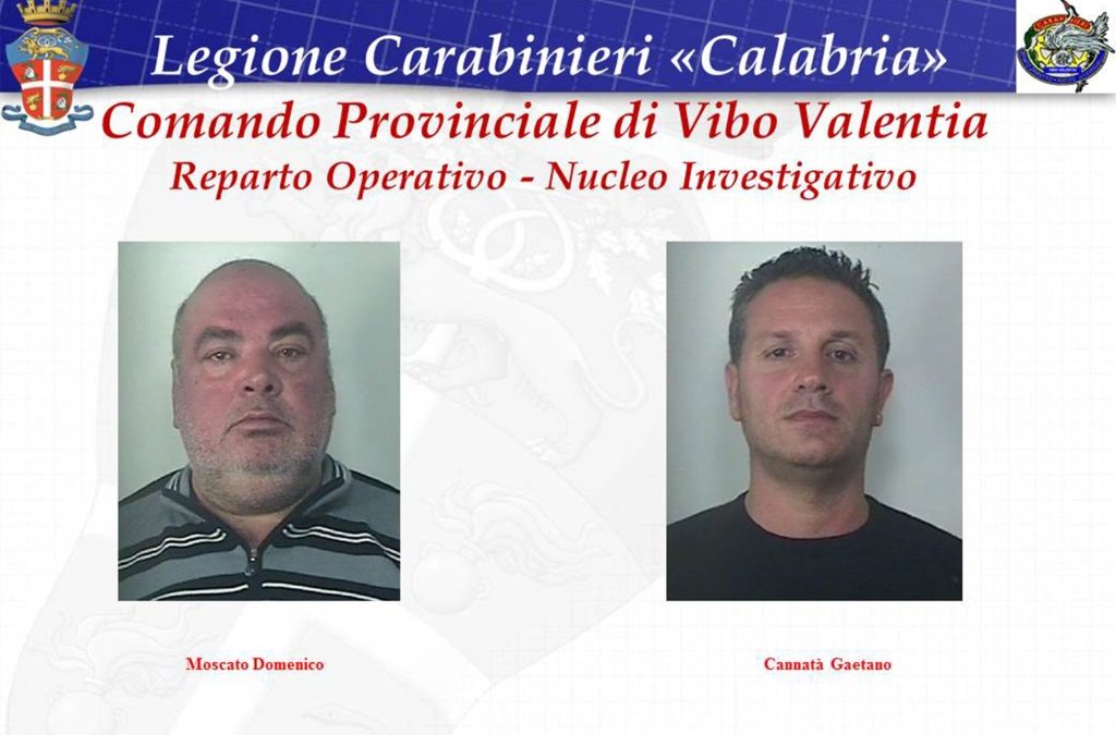 Estorsioni nel Vibonese, la vittima collabora
e fa arrestare due esponenti clan Lo Bianco-Barba