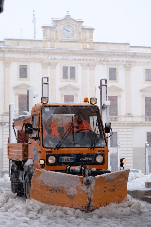 Neve sulla città capoluogo
Potenza di nuovo imbiancata
