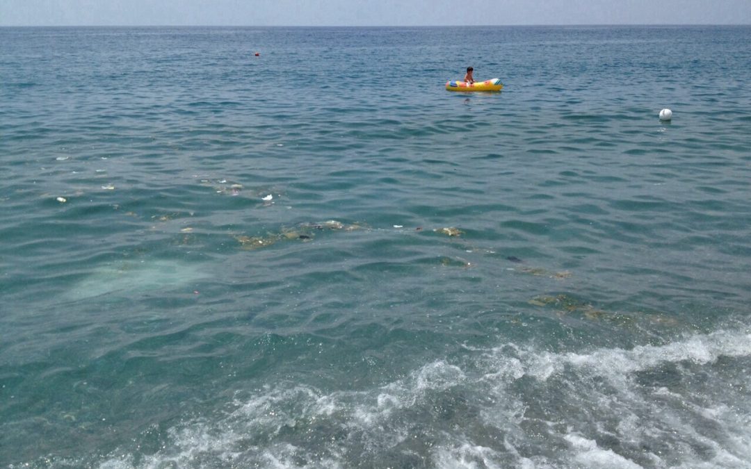 LE FOTO – Mare sporco ad Amantea (Cosenza)