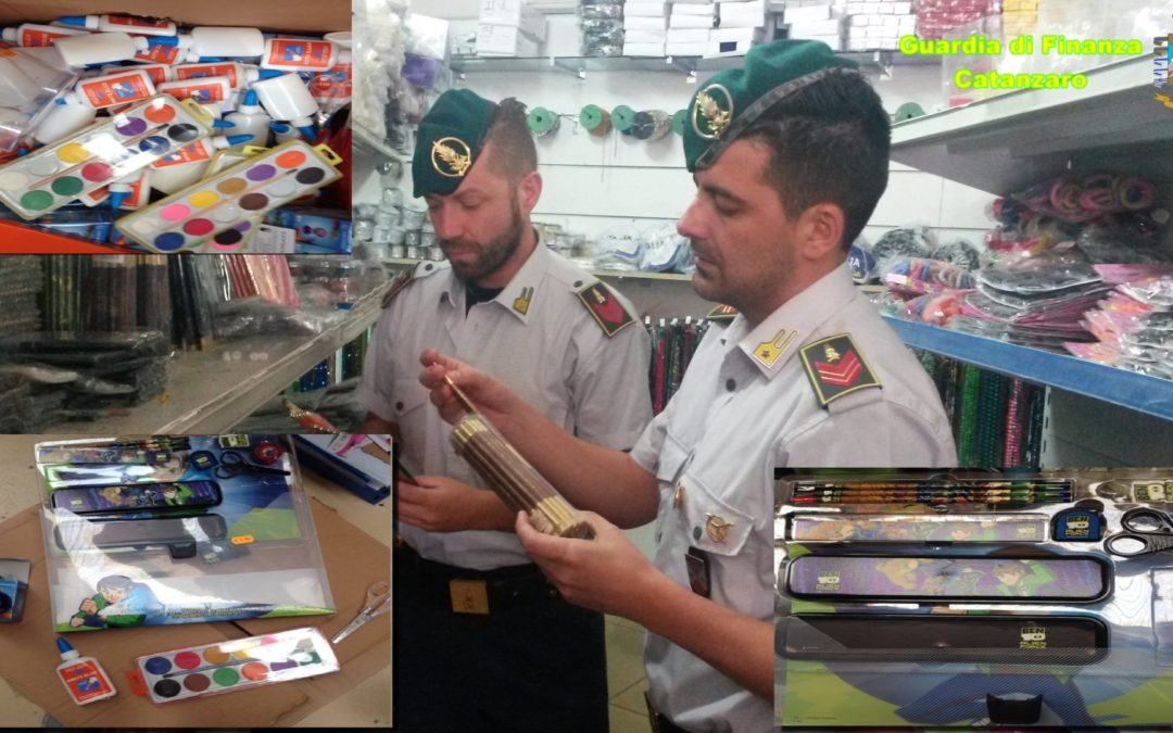 Prodotti irregolari e insicuri, sequestro a Lamezia
Scoperti 210mila articoli destinati anche a bambini