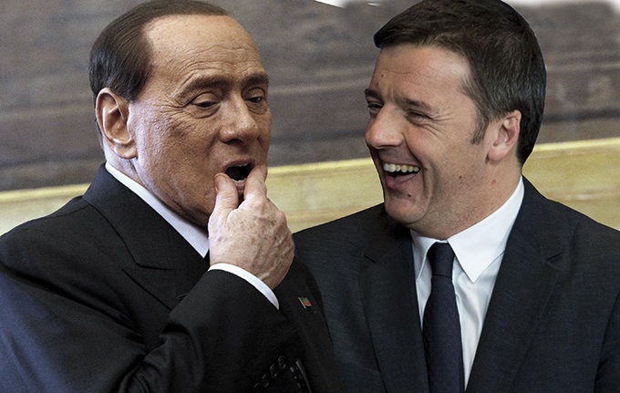 Silvio Berlusconi e Matteo Renzi