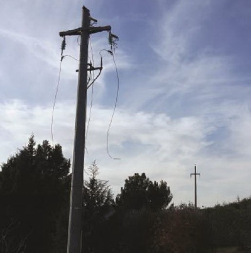 Raid del rame nelle campagne
Decine di case senza energia elettrica