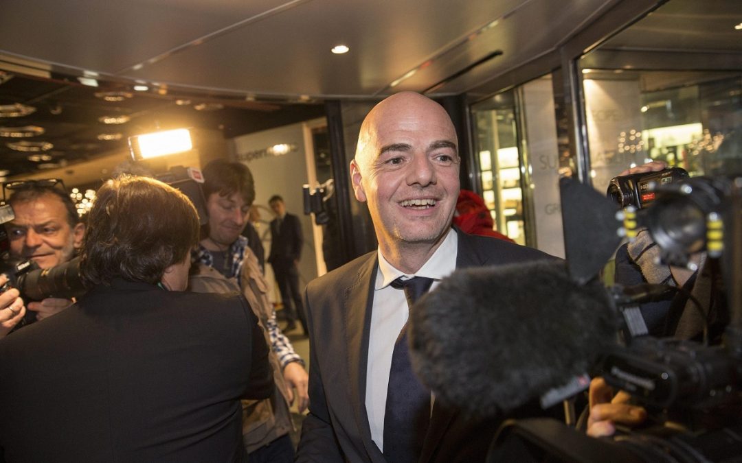 Con 115 voti Infantino è il nuovo presidente della Fifa