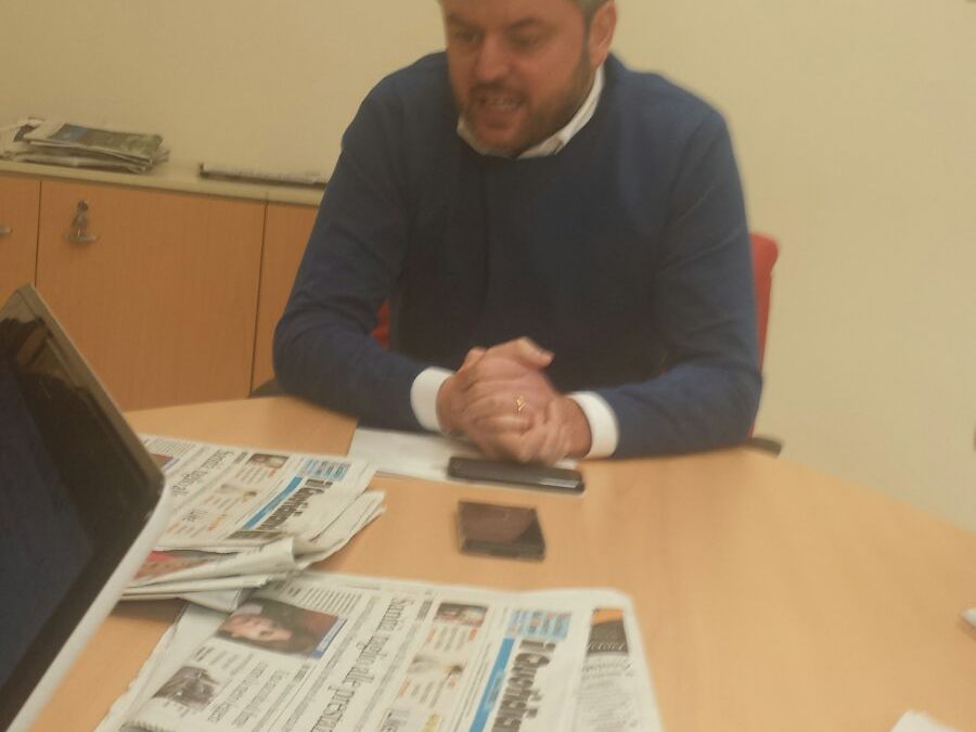 Forum nella redazione con Mancini