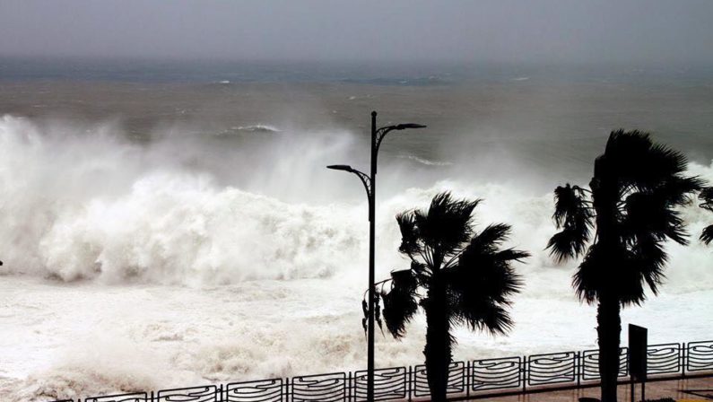 Venti forti, burrasche e mareggiate: cambia il meteoAllerta della Protezione civile in Calabria e Basilicata
