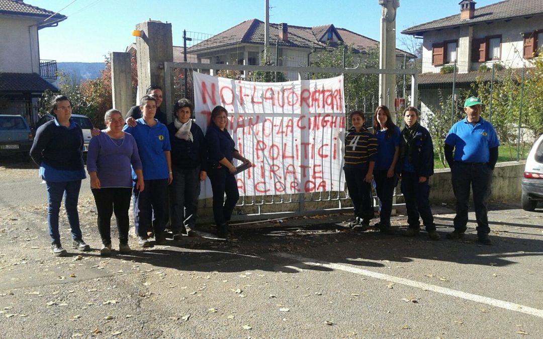 Ex tirocinanti del Parco naturale delle Serre Calabre manifestano davanti la sede degli uffici della Regione Calabria