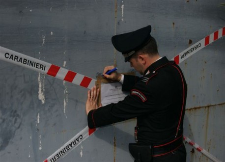 Un sequestro da parte dei carabinieri