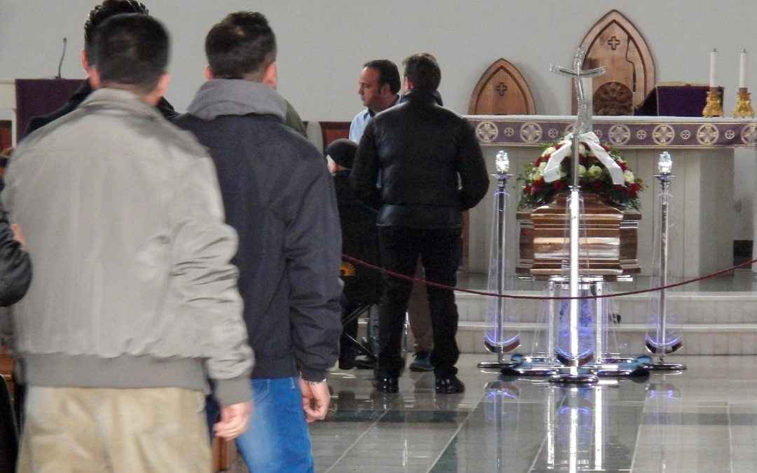 Il sindaco di Limbadi ai funerali di Failla