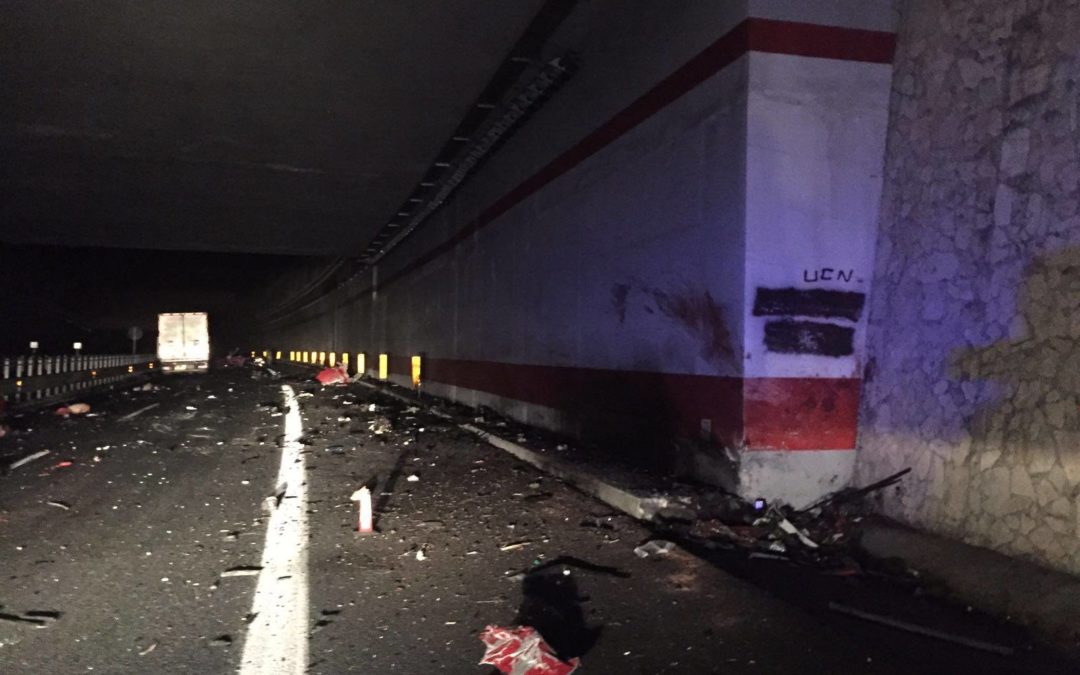 Il luogo dove avvenne la strage dell'A2