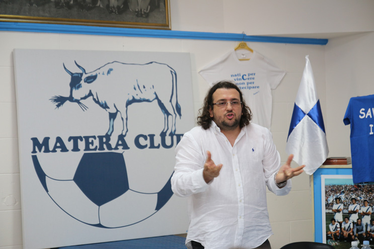 Matera calcio, il patron Columella promuove il nuovo gruppo: «Adesso c’è un’aria differente nello spogliatoio»