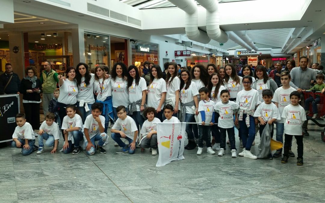 Save the Children, flashmob a Rende  I giovani contro la povertà educativa