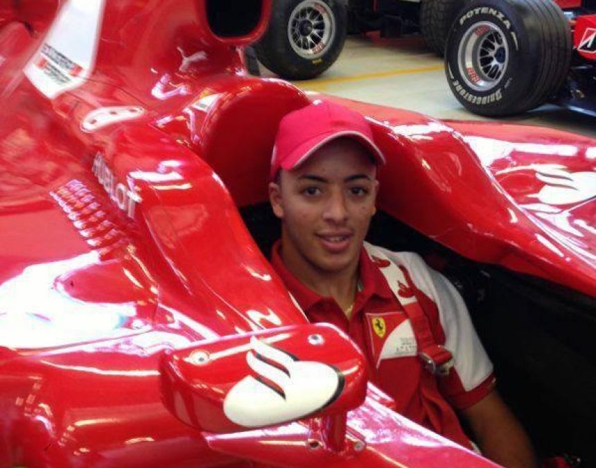 FOTO – Antonio Fuoco, il pilota calabrese  alla guida della Ferrari di Formula 1