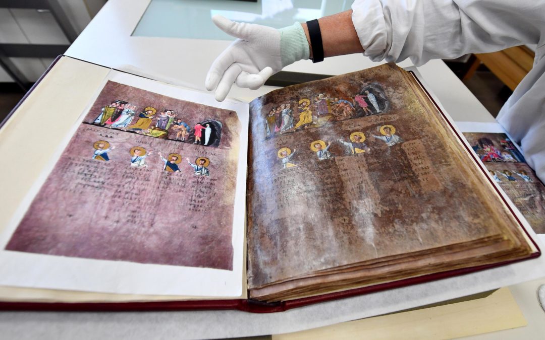 Il Codex Purpureus conservato a Rossano