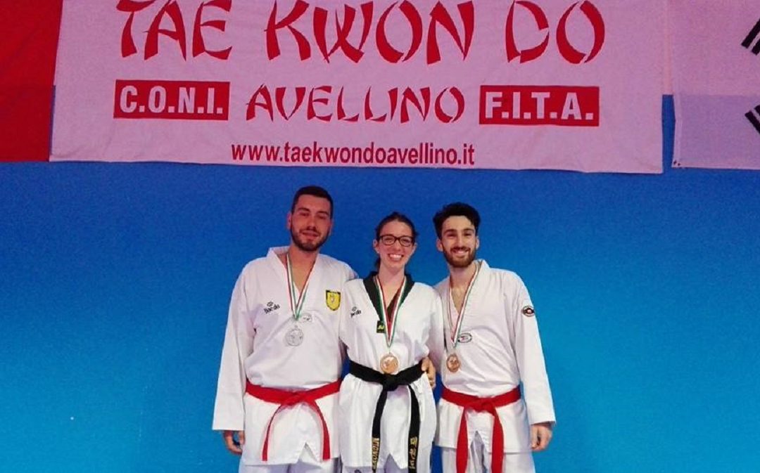 Asd Taekwondo Avellino, tre medaglie ai campionati italiani di Reggio Calabria