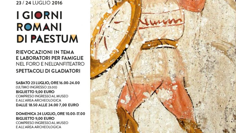  I giorni romani di Paestum, un evento di ricostruzione e rievocazione storica