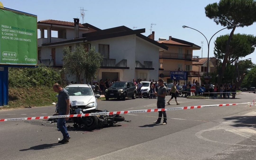 Incidente stradale nel Vibonese, due feriti gravi  Scontro tra uno scooter e un’automobile