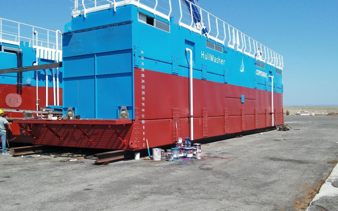 Lavaggio delle navi, varato a Crotone il primo impianto automatico di taglia media al mondo