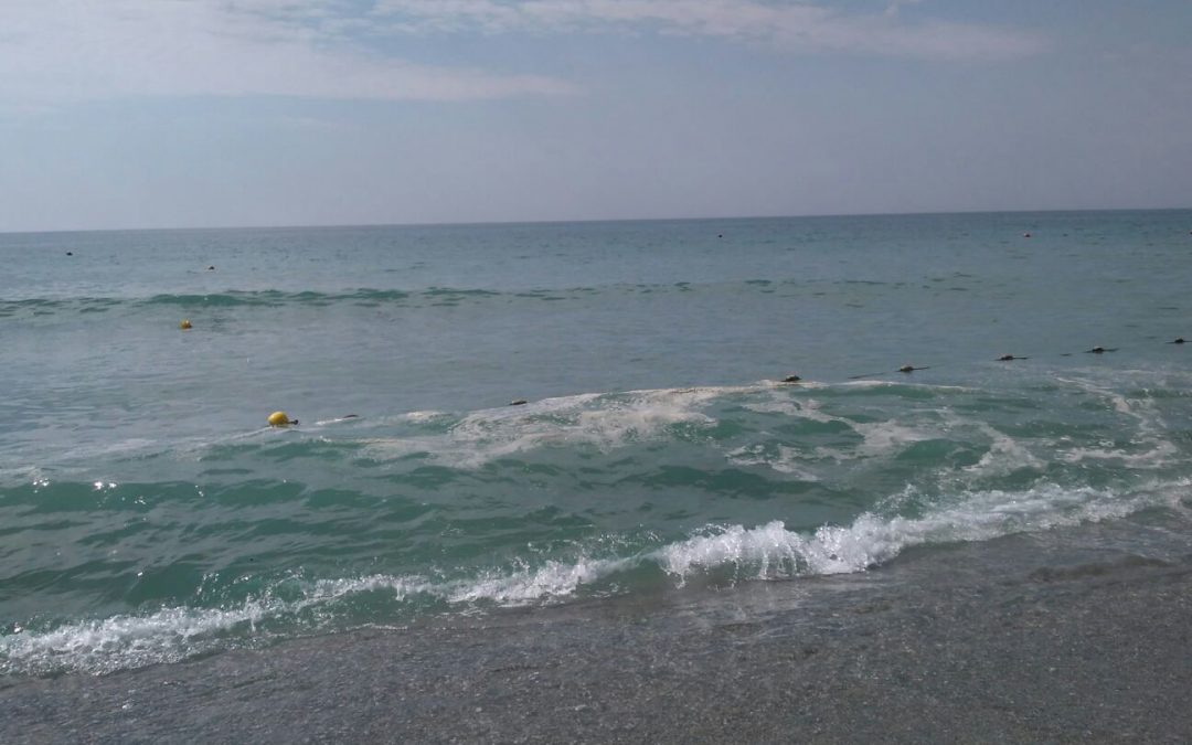 Una immagine di mare sporco