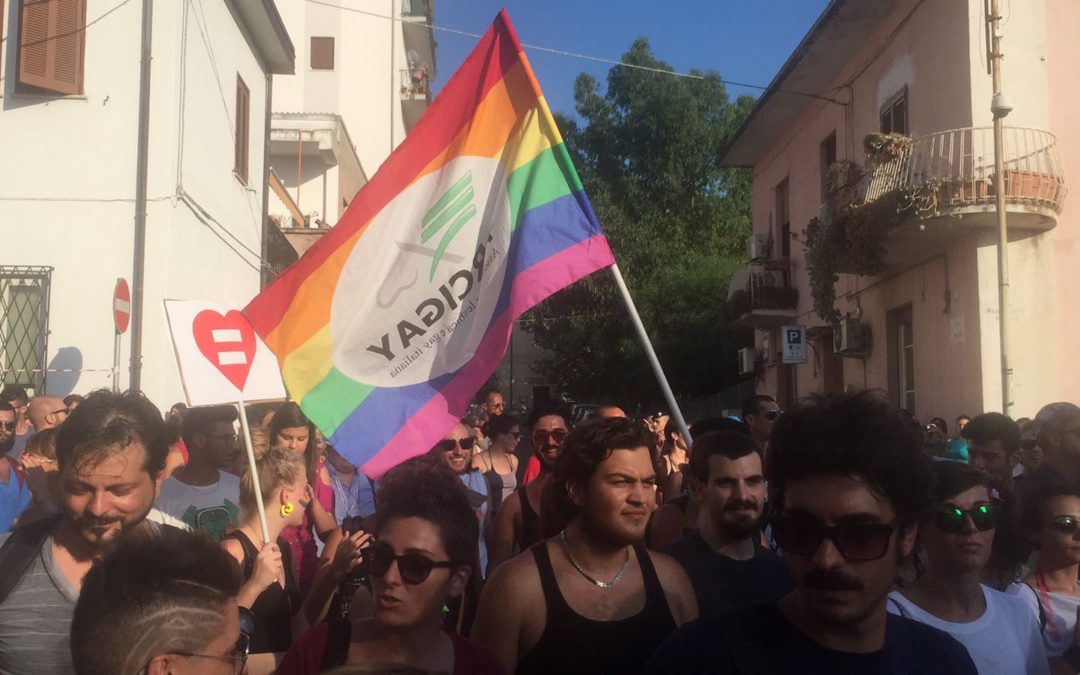 Un momento dell'edizione di Tropea del Gay pride