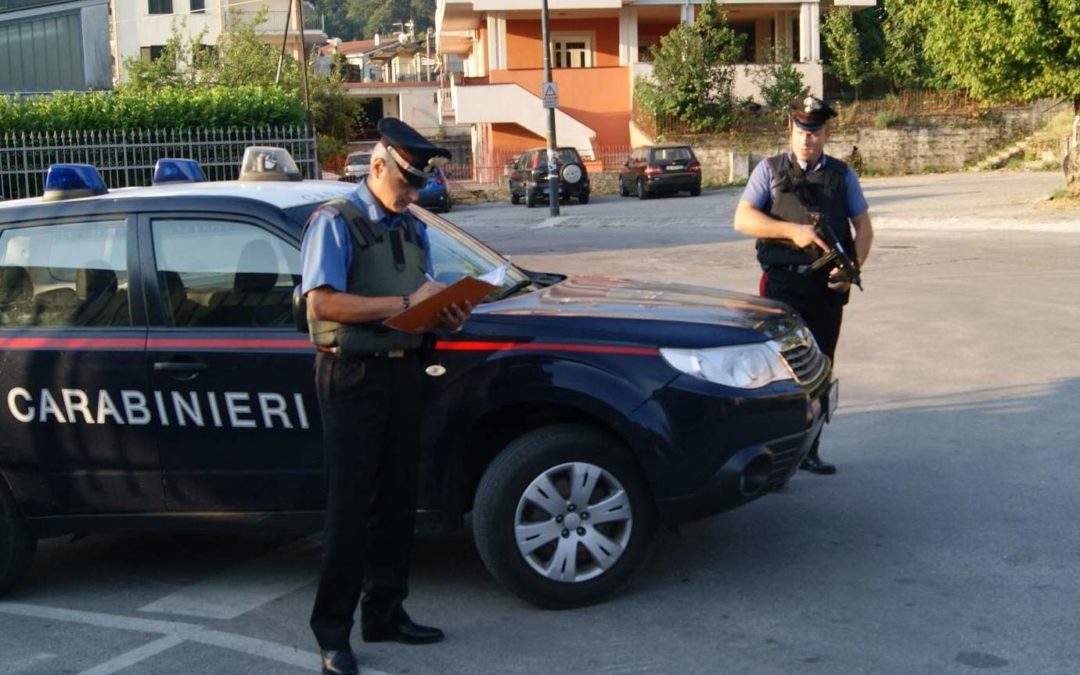 Auto rubata in Irpinia e rintracciata nel salernitano, indagano i Carabinieri