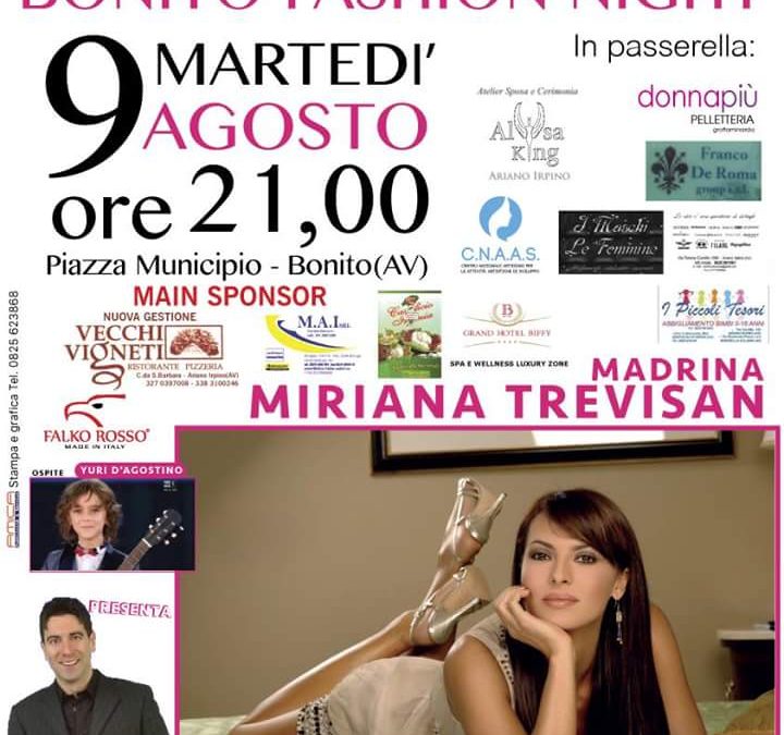 A Bonito la ricca estate lungo il filo conduttore della moda e si appresta a vivere la “fashion night” con Miriana Trevisan