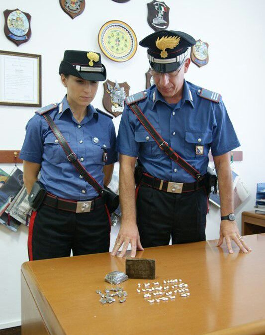 La droga sequestrata dai carabinieri