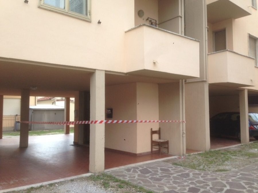 L'appartamento dove è avvenuto l'omicidio
