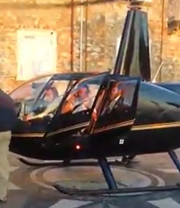 VIDEO – Matrimonio straordinario a Nicotera  Gli sposi arrivano in chiesa in elicottero