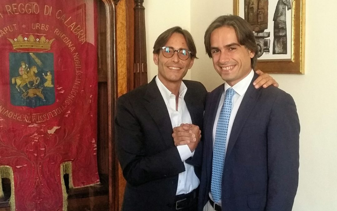 Il presidente Monastero e il sindaco Falcomatà
