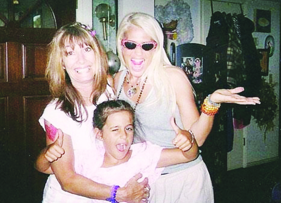 Heather Parisi con le cugine