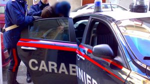 Un arresto dei carabinieri