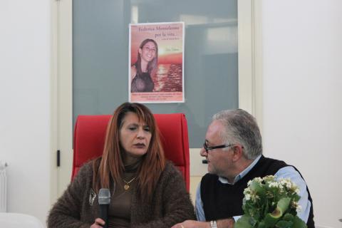 I genitori di Federica Monteleone