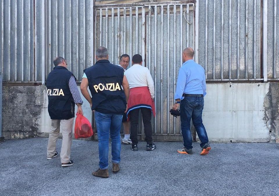 Avellino, blitz allo Stadio Partenio: la Mobile mette i sigilli alla Tribuna Terminio