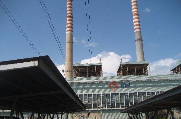 La centrale Enel di Rossano