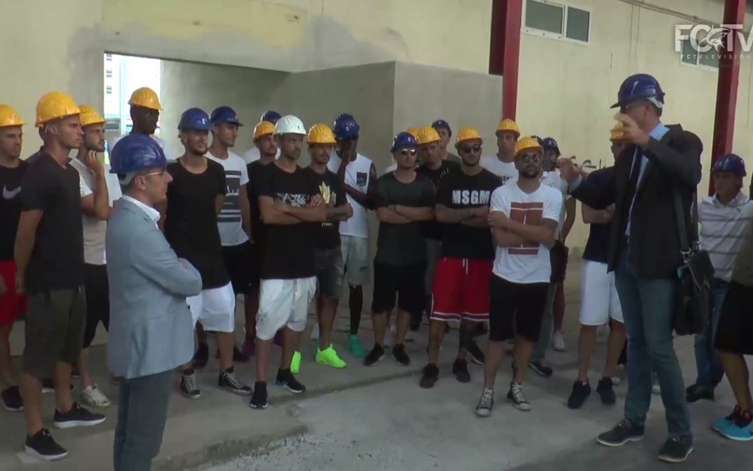 VIDEO – L’annuncio del presidente del Crotone Vrenna  dell’omologazione dello stadio Ezio Scida