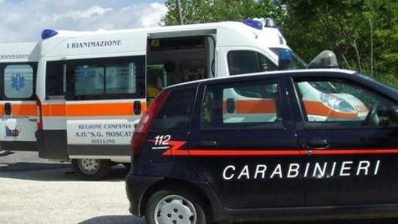 Drogato alla guida provoca incidente: preso dai Carabinieri in Irpinia
