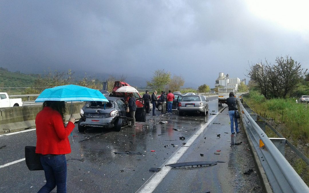 L'incidente stradale sulla statale 280