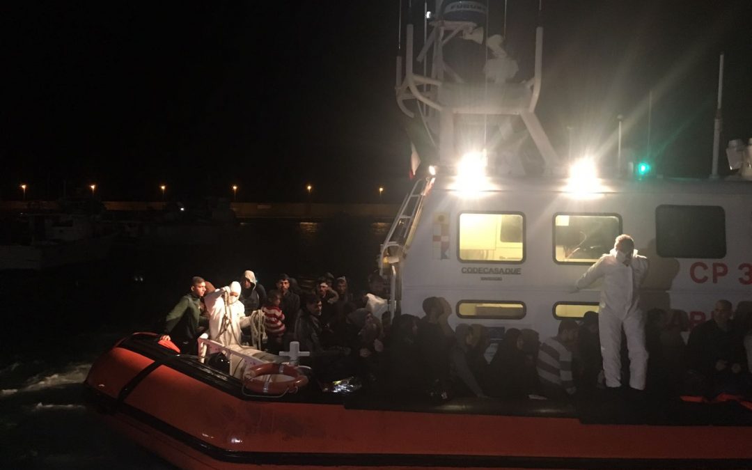 I migranti giunti in Calabria