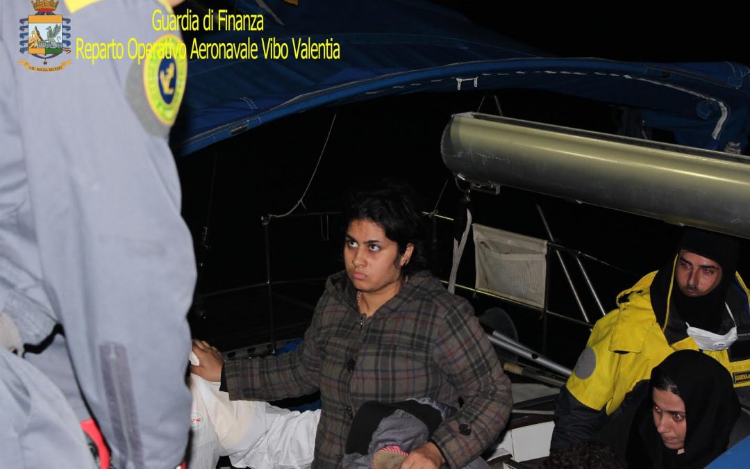 Una fase dello sbarco